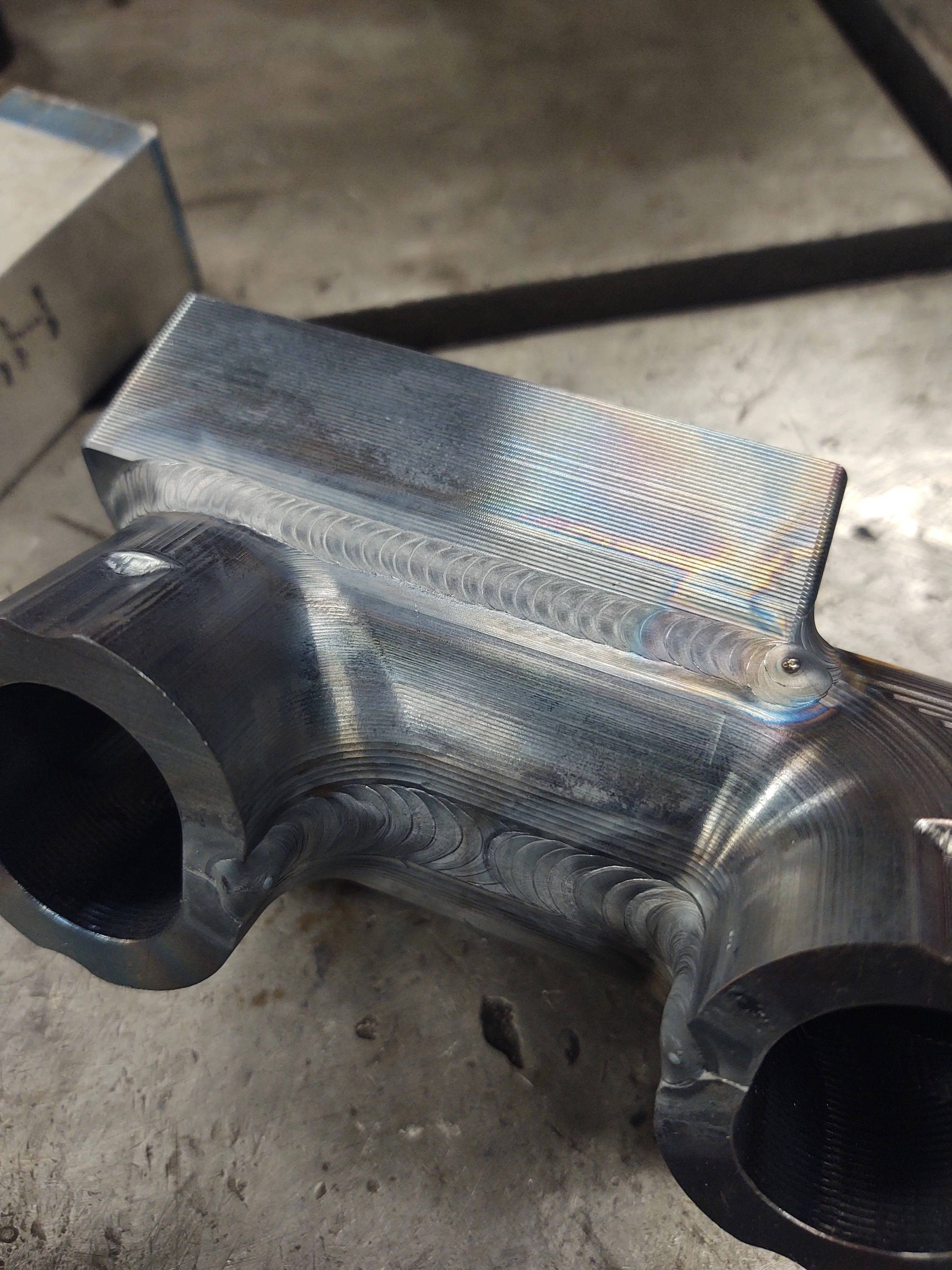 8v VW T25 CNC Machined Turbo Manifold - Image 3