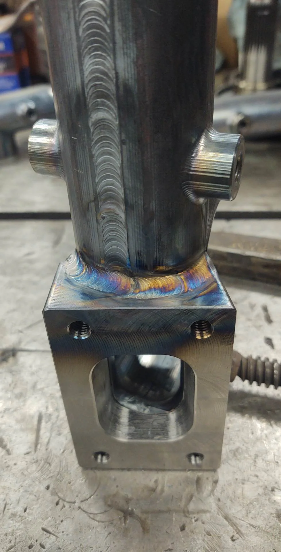 8v VW T25 CNC Machined Turbo Manifold - Image 4