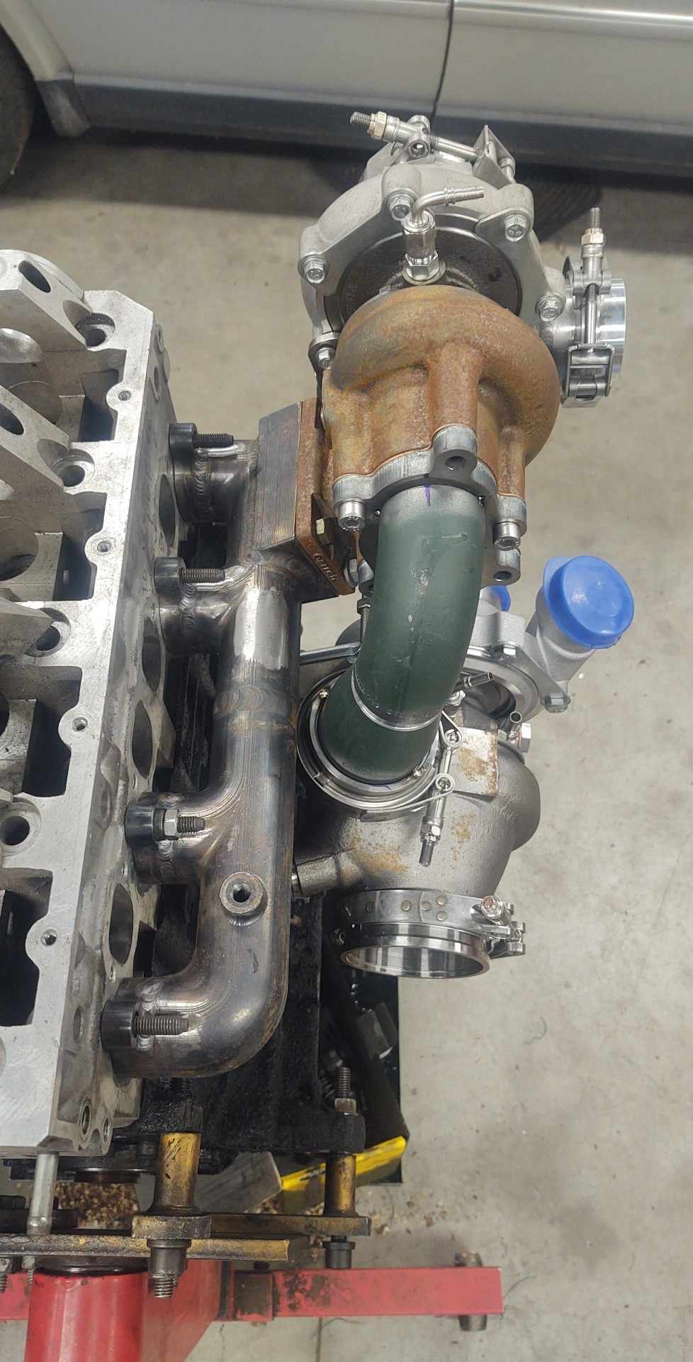 8v VW T25 CNC Machined Turbo Manifold - Image 6