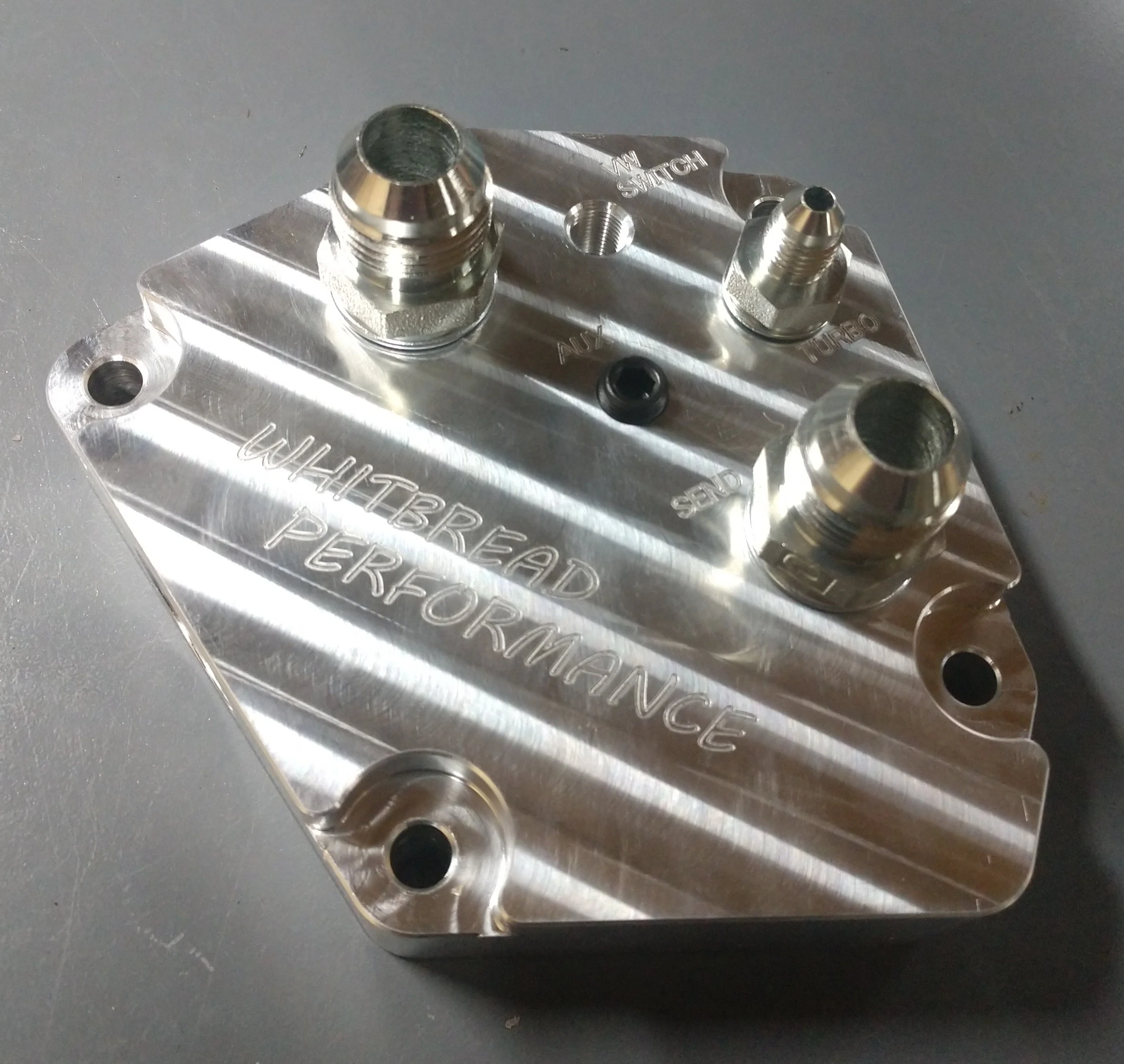 ALH/BEW/BHW Oil Filter Relocation Plate