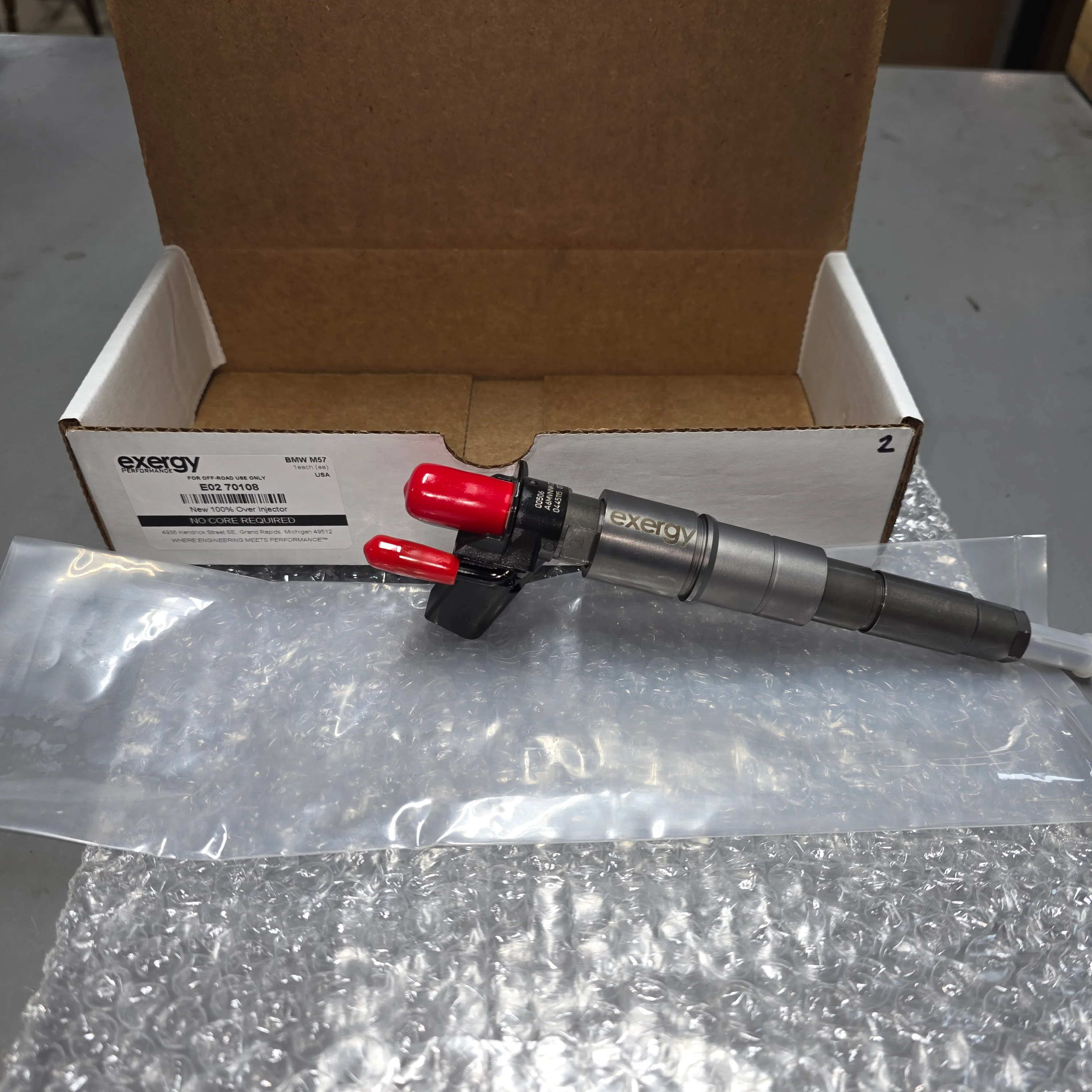 Exergy Performance M57 100% Over Injectors