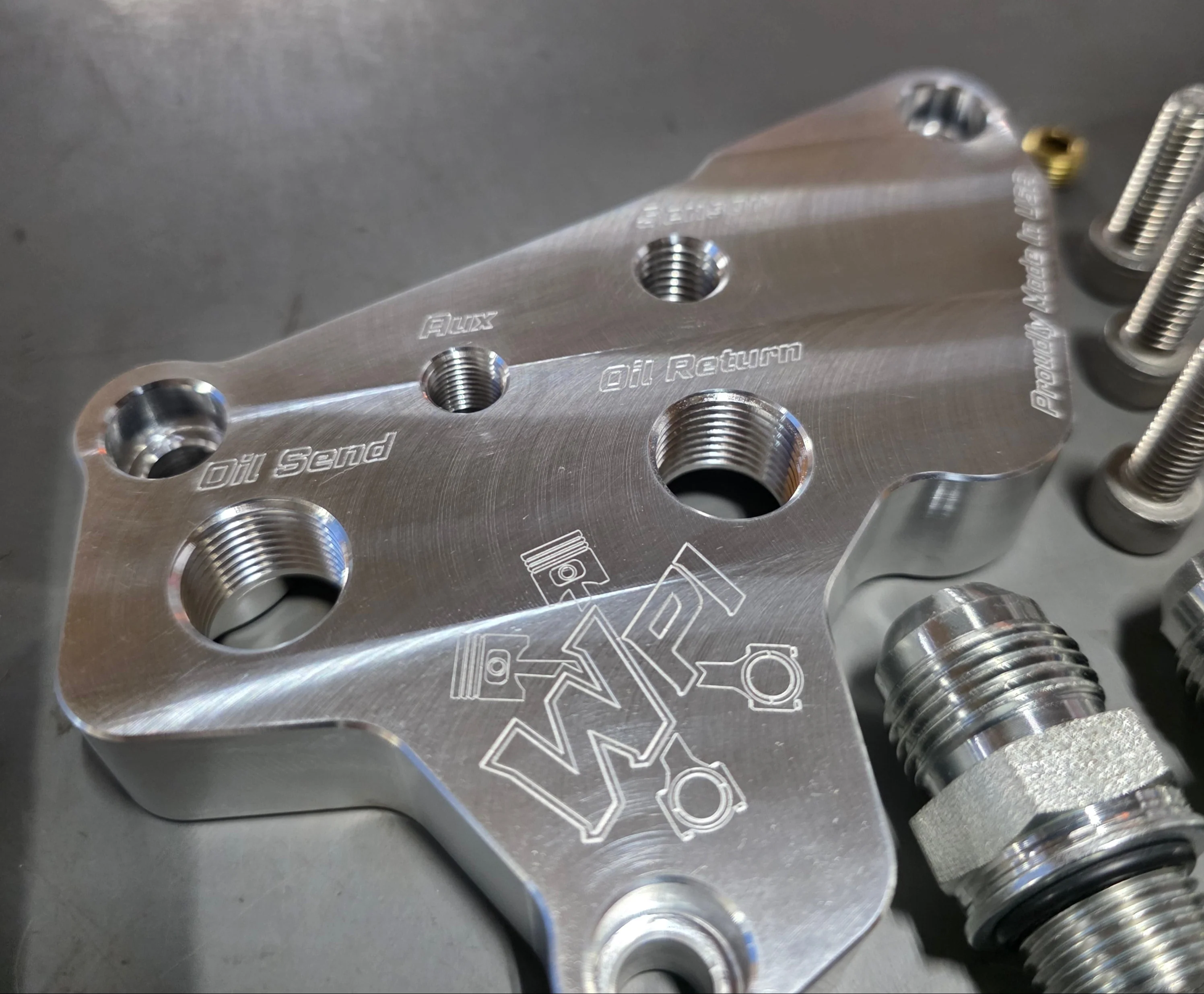 M57 Remote Oil Filter Plate - Image 4
