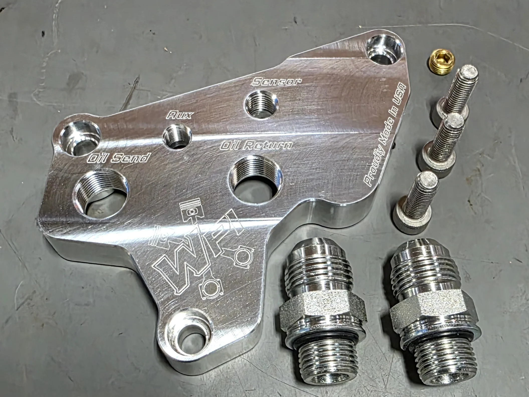 M57 Remote Oil Filter Plate - Image 5