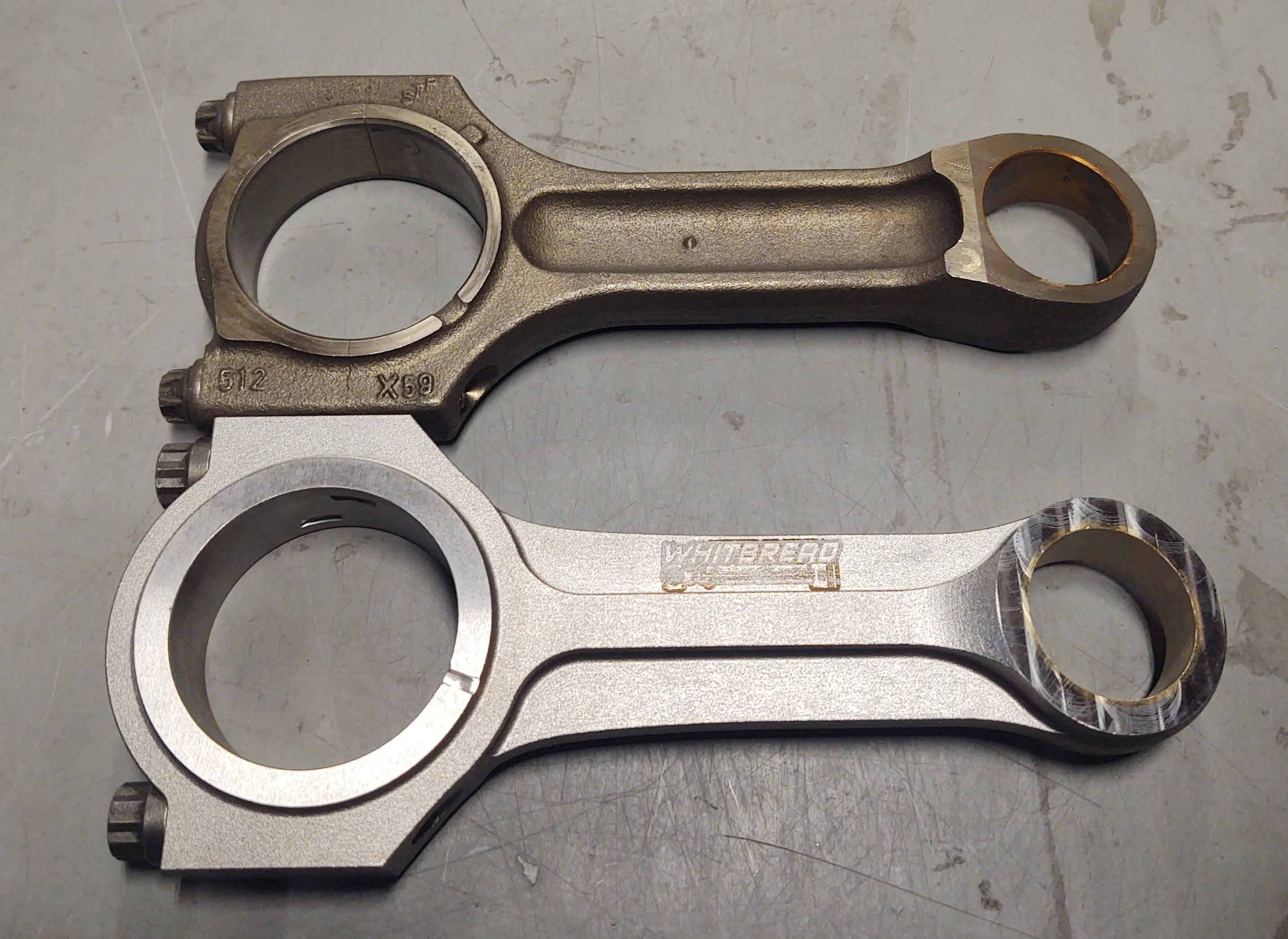 WPI M57 4340 Billet Steel Connecting Rods