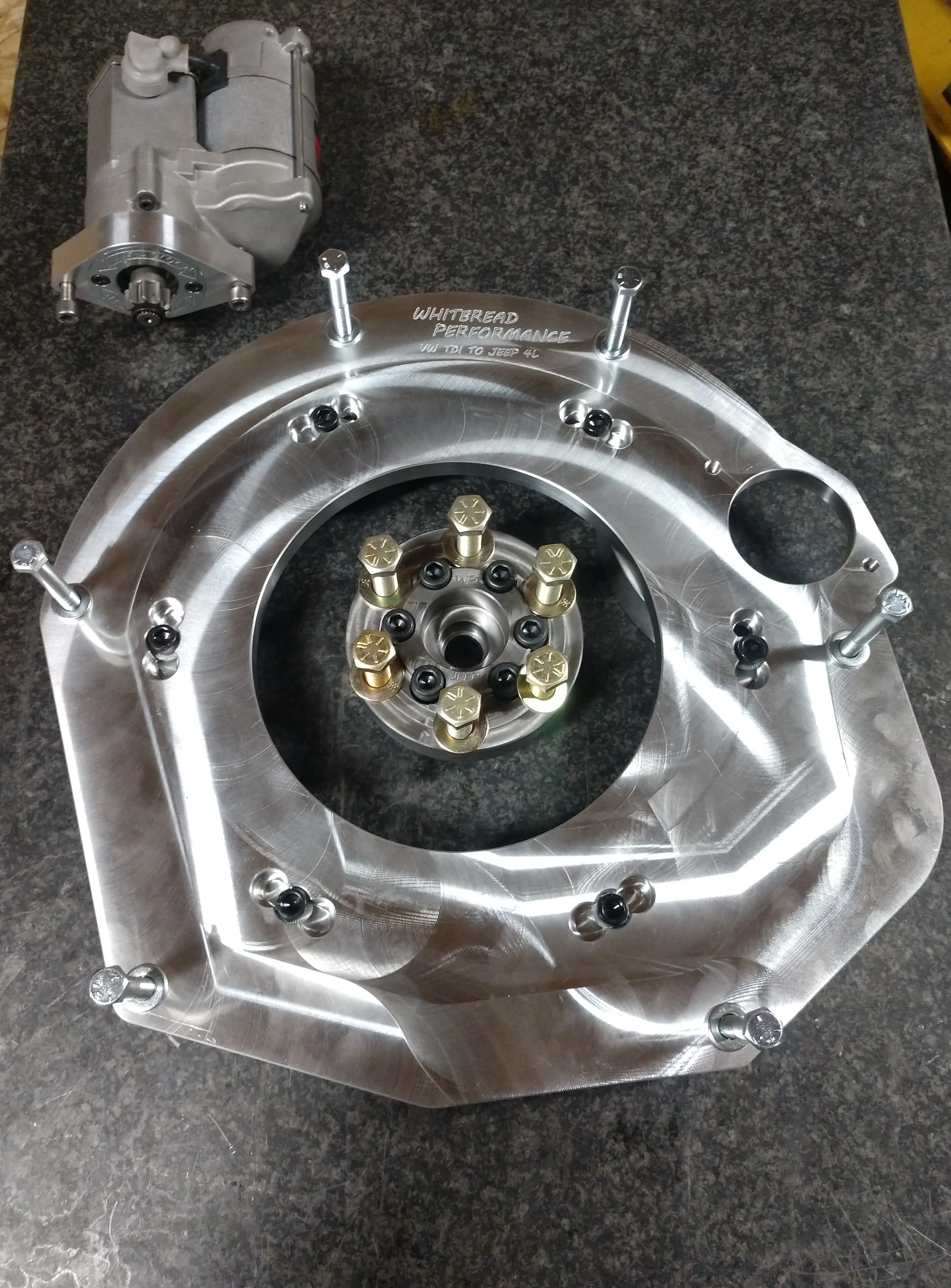 VW 4 Cylinder To Jeep 4.0L Adapter Kit - Image 3